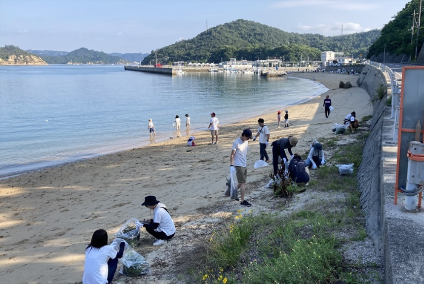 香川県直島町　垂水海岸、外ヶ浜海岸、内ヶ浜海岸